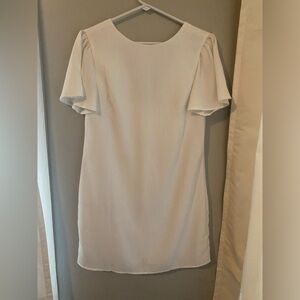 White graduation dress